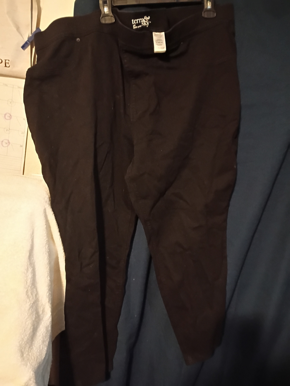 Terra & Sky Black Men's Stretch Jogger Pants